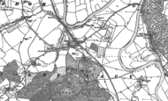 Old Map of Holme Lacy, 1886 - 1887