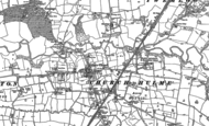 Old Map of Holmes Chapel, 1897
