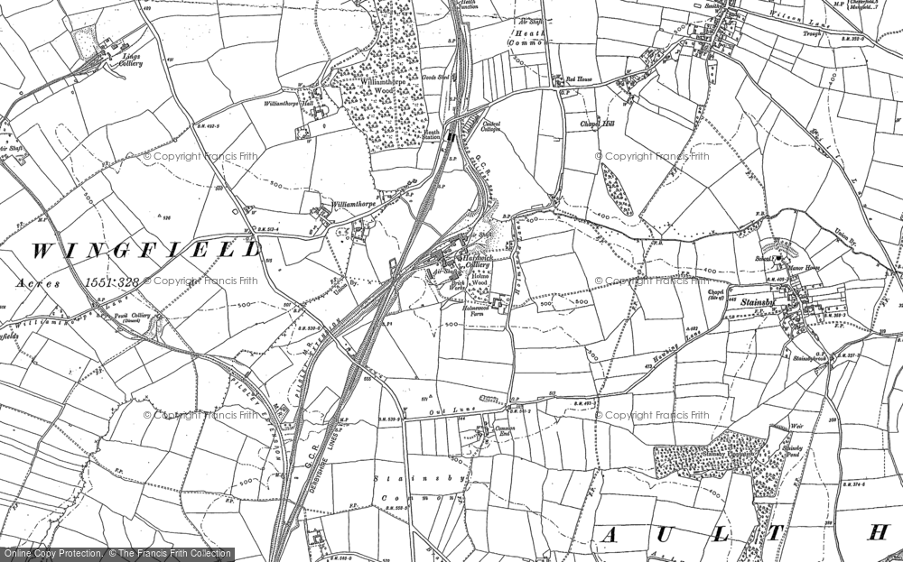 Old Map of Holmewood, 1877 - 1897 in 1877