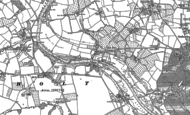 Old Map of Holt Fleet, 1883 - 1884