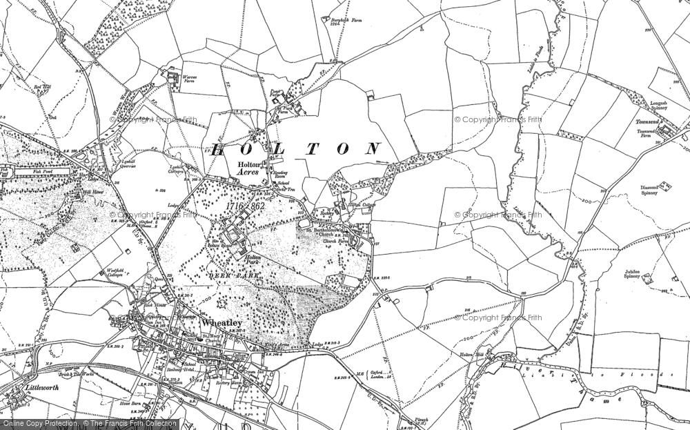 Old Map of Holton, 1897 - 1919 in 1897