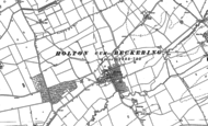 Old Map of Holton cum Beckering, 1886