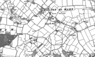 Old Map of Holton St Mary, 1884