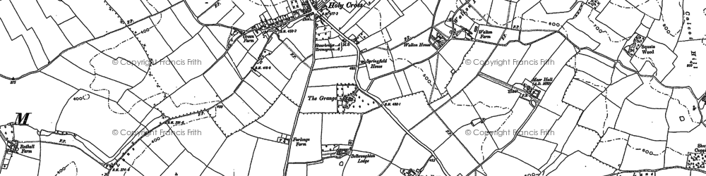 Old map of Lower Clent in 1882