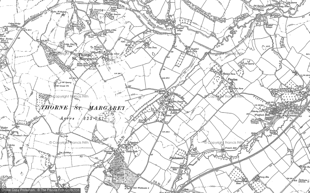 Old Map of Holywell Lake, 1903 in 1903