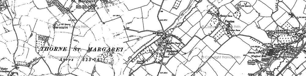 Old map of Holywell Lake in 1903