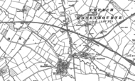 Old Map of Honeybourne, 1883 - 1900