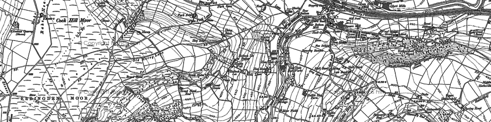 Old map of Hoo Hole in 1892