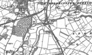 Old Map of Hoobrook, 1883 - 1901