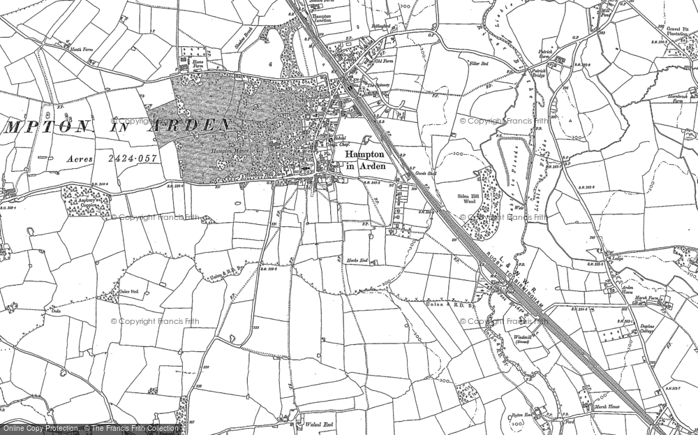 Old Maps of Hampton in Arden, West Midlands - Francis Frith