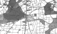 Old Map of Hook Moor, 1890 - 1891