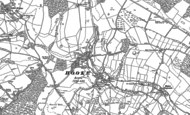 Old Map of Hooke, 1886 - 1887