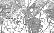 Old Map of Hooksway, 1896 - 1910