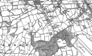 Old Map of Hookwood, 1895 - 1912