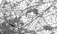 Old Map of Hoole, 1891