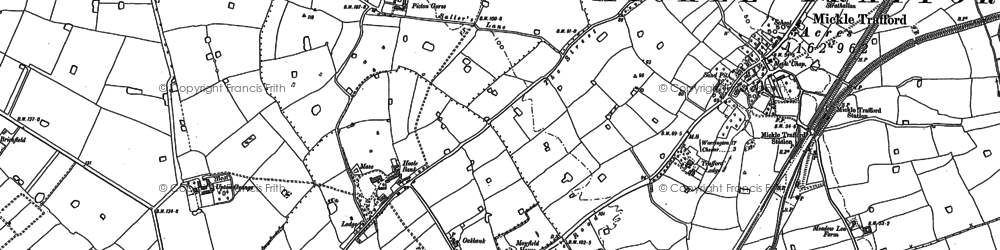 Old map of Hoole Bank in 1897