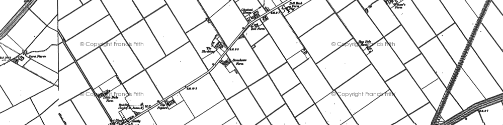Old map of Hop Pole in 1887