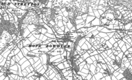 Old Map of Hope Bowdler, 1882