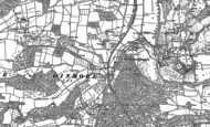 Old Map of Hope under Dinmore, 1885 - 1886