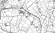 Old Map of Hordley, 1874 - 1880