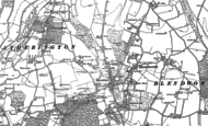 Old Map of Horndean, 1907 - 1908