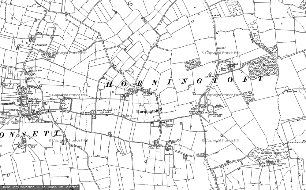 Horningtoft, 1885
