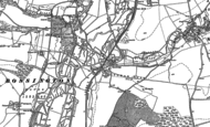 Old Map of Horsebridge, 1895