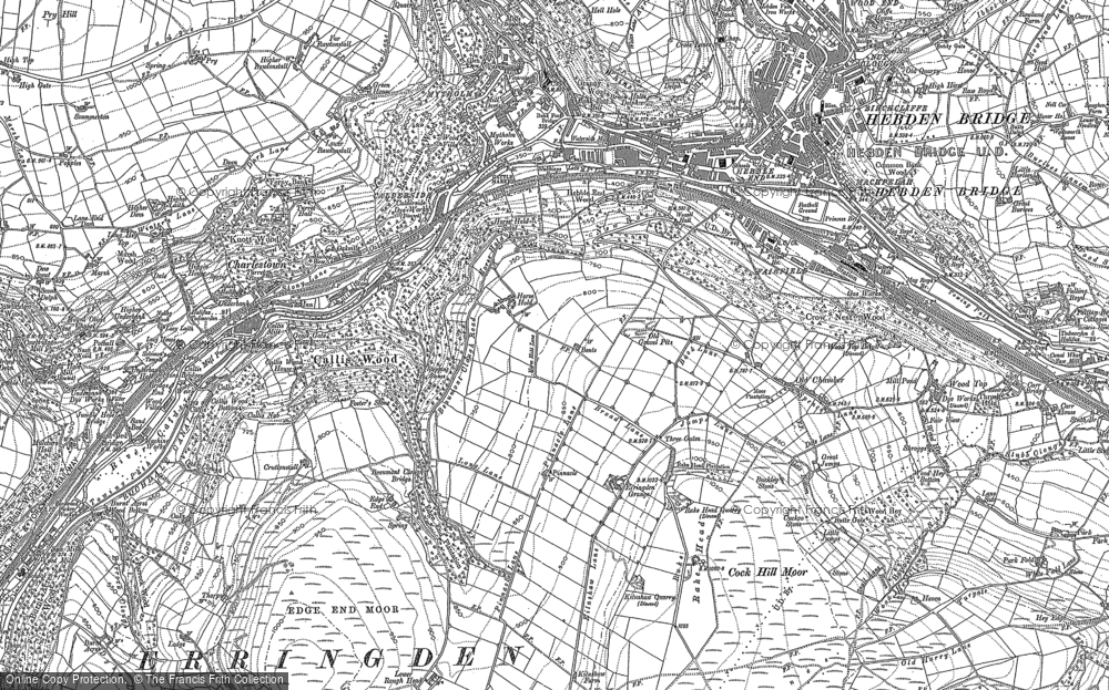Old Map of Horsehold, 1892 - 1905 in 1892