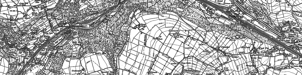 Old map of Horsehold in 1892