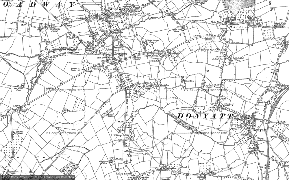 Old Map of Horton, 1886 - 1901 in 1886