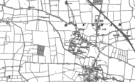 Old Map of Hougham, 1886 - 1887