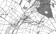Old Map of Houghton St Giles, 1885