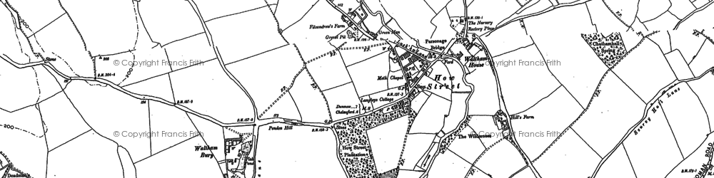 Old map of Howe Street in 1895