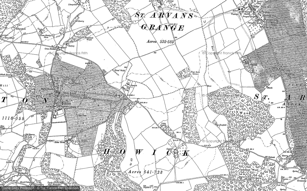 Old Map of Howick, 1900 - 1920 in 1900