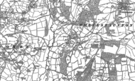 Old Map of Howley, 1901