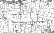 Old Map of Hullbridge, 1895