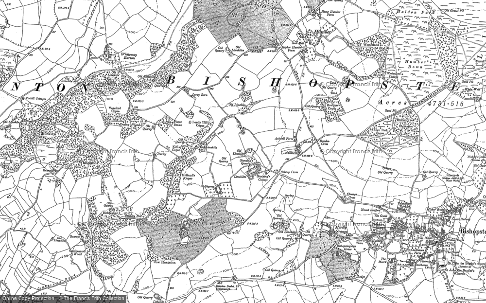 Old Map of Humber, 1887 - 1904 in 1887