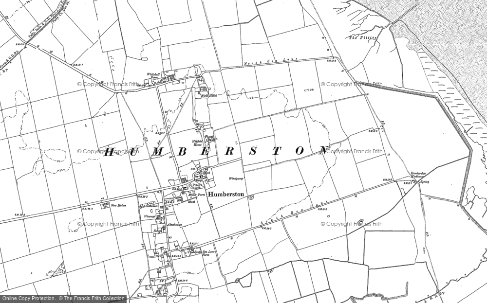 Old Map of Humberston, 1881 - 1906 in 1881