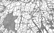 Old Map of Hunnington, 1882
