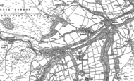 Old Map of Hunstanworth, 1896
