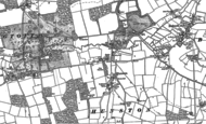 Old Map of Hunston, 1883 - 1884