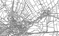 Old Map of Huntingdon, 1887