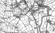 Old Map of Hunwick, 1896