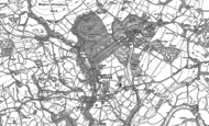 Old Map of Hurst Green, 1892