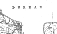 Old Map of Hurworth Place, 1892