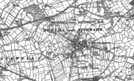 Old Map of Huthwaite, 1898