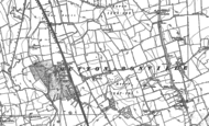 Old Map of Hutton Bonville, 1891 - 1893