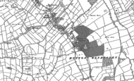 Old Map of Hutton Wandesley, 1892