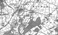 Old Map of Huxham, 1886 - 1888