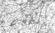 Old Map of Hyssington, 1882 - 1901